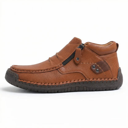 Torino Classic – Mocassino in Pelle Morbida con Zip Laterale